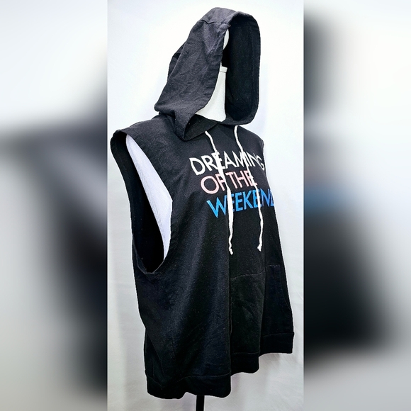 XLarge Hybrid Women's Sleeveless Hoodie - Picture 2 of 4